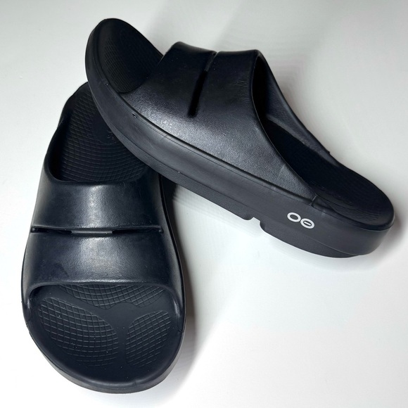 OOFOS Unisex OOahh Slide Sandal, Post Run Recovery Footwear Size- 8 - Picture 1 of 9